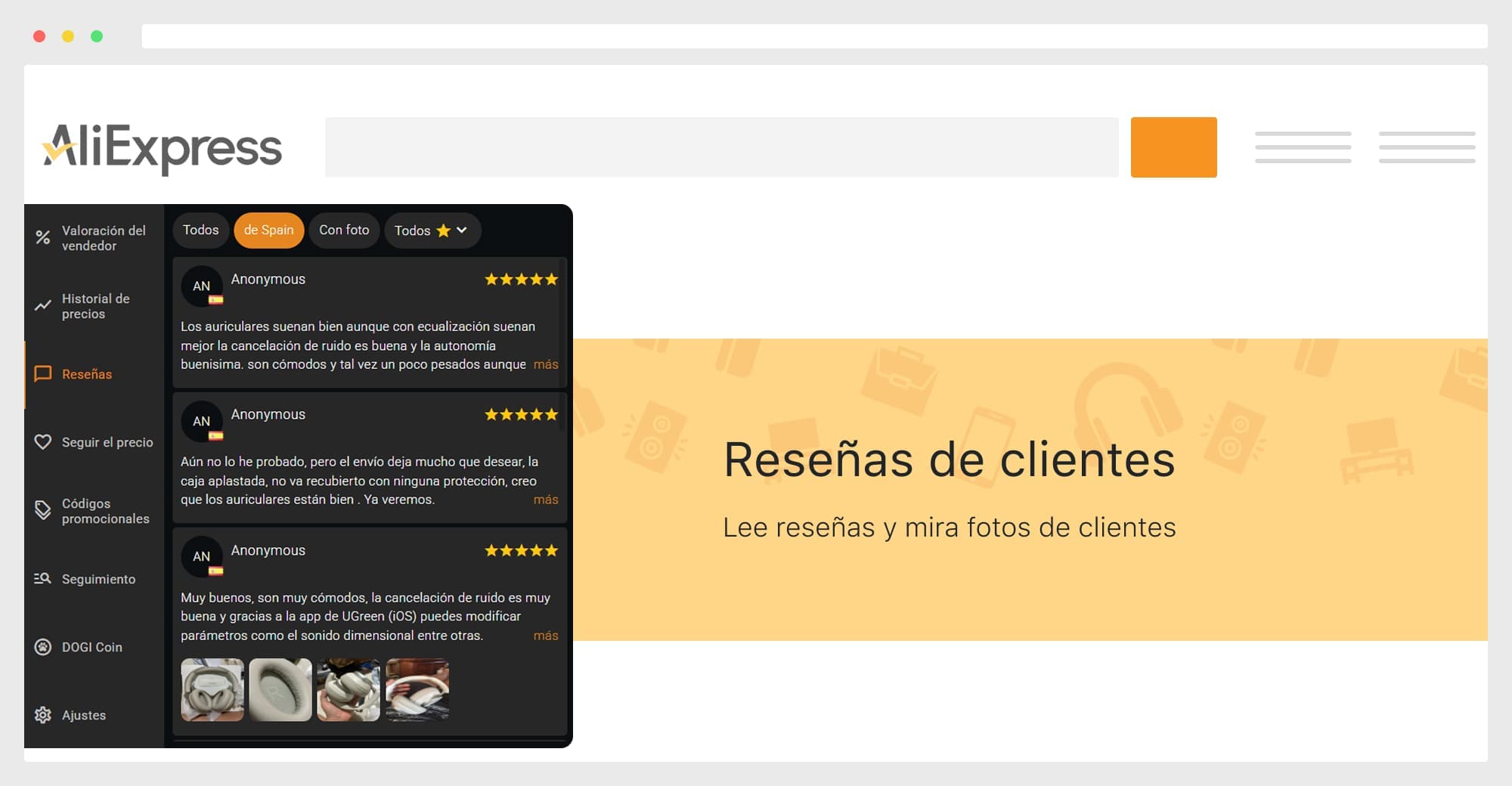 AliHelper te dirá si el vendedor es problemático