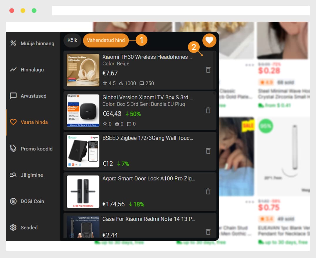 Hindade kontrollimine