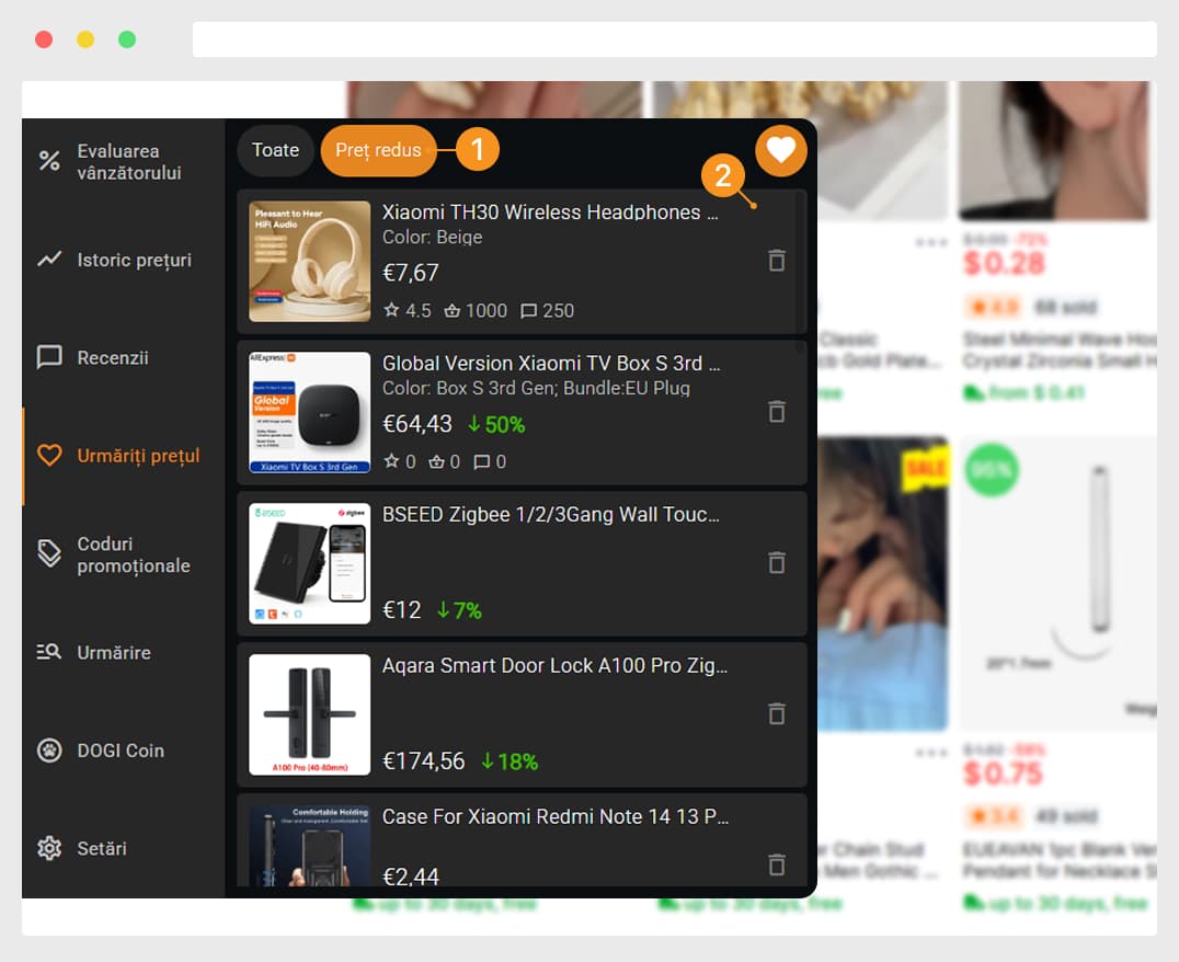 Controlați prețurile