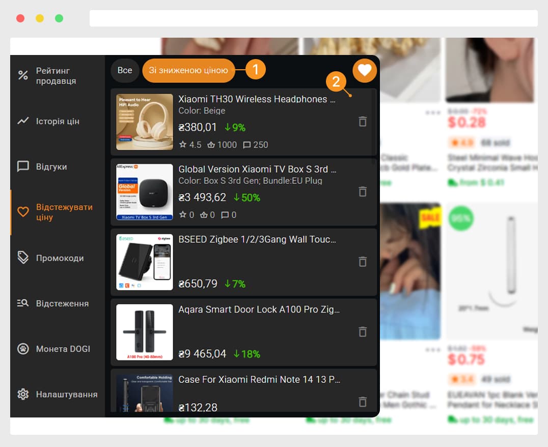 Контролюйте ціни